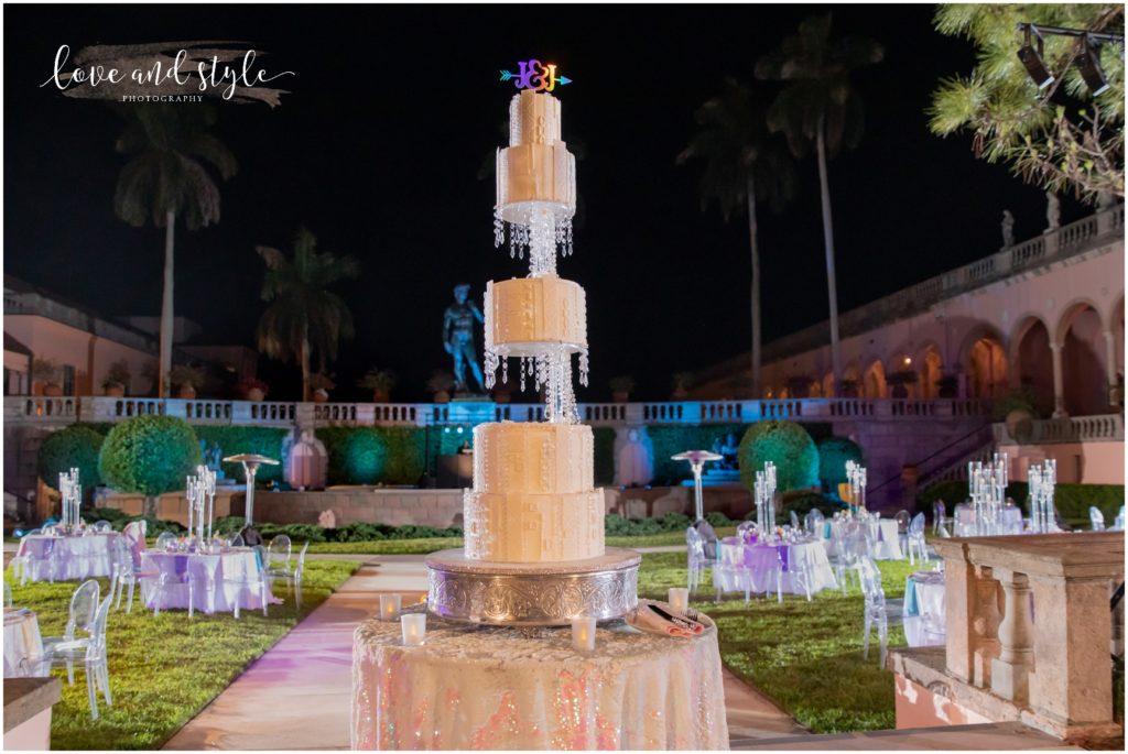 A Wedding at The Ringling Museum, wedding cake