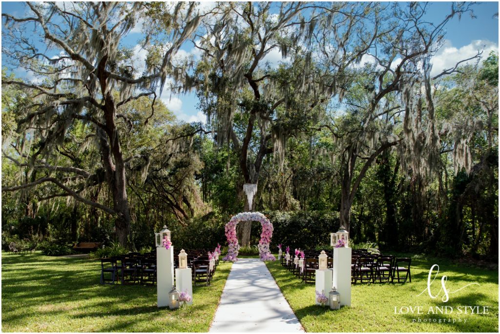 A Baker's Ranch Wedding, ceremony site