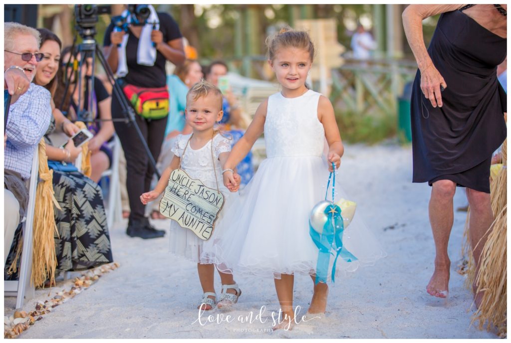 beach-wedding-details at Anna Maria Island Wedding