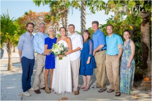 Lido Beach Wedding family portrait