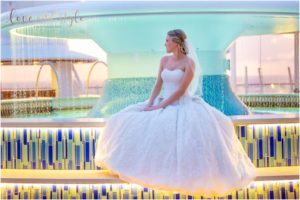 Disney Dream Cruise Wedding Photography, bride portrait