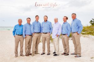 The groom with his groomsmen at The Beach House Wedding