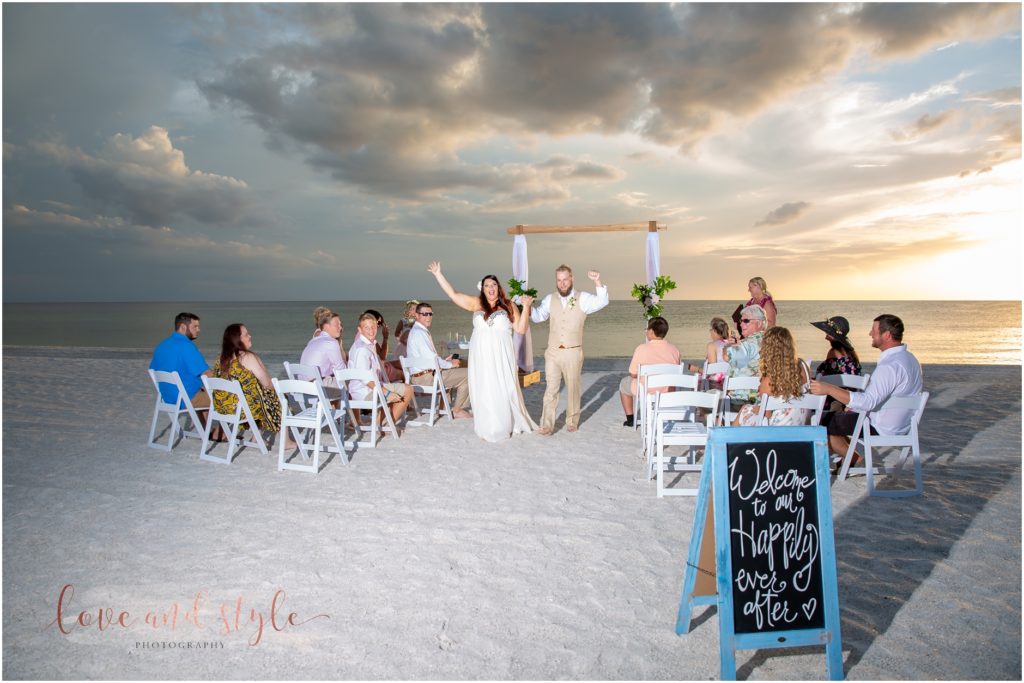 Anna Maria Island Beach Wedding At Sunset Love And Style Photography