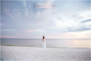 Anna Maria Island Beach Wedding Photography at sunset