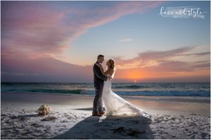 A Wedding at The Beach House on Anna Maria Island, couples portraits