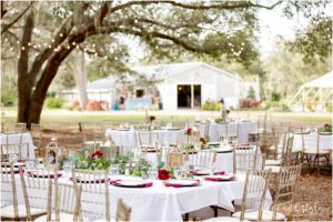 Sarasota Wedding Photographer at The Barn at Chapel Creek photo of the reception venue
