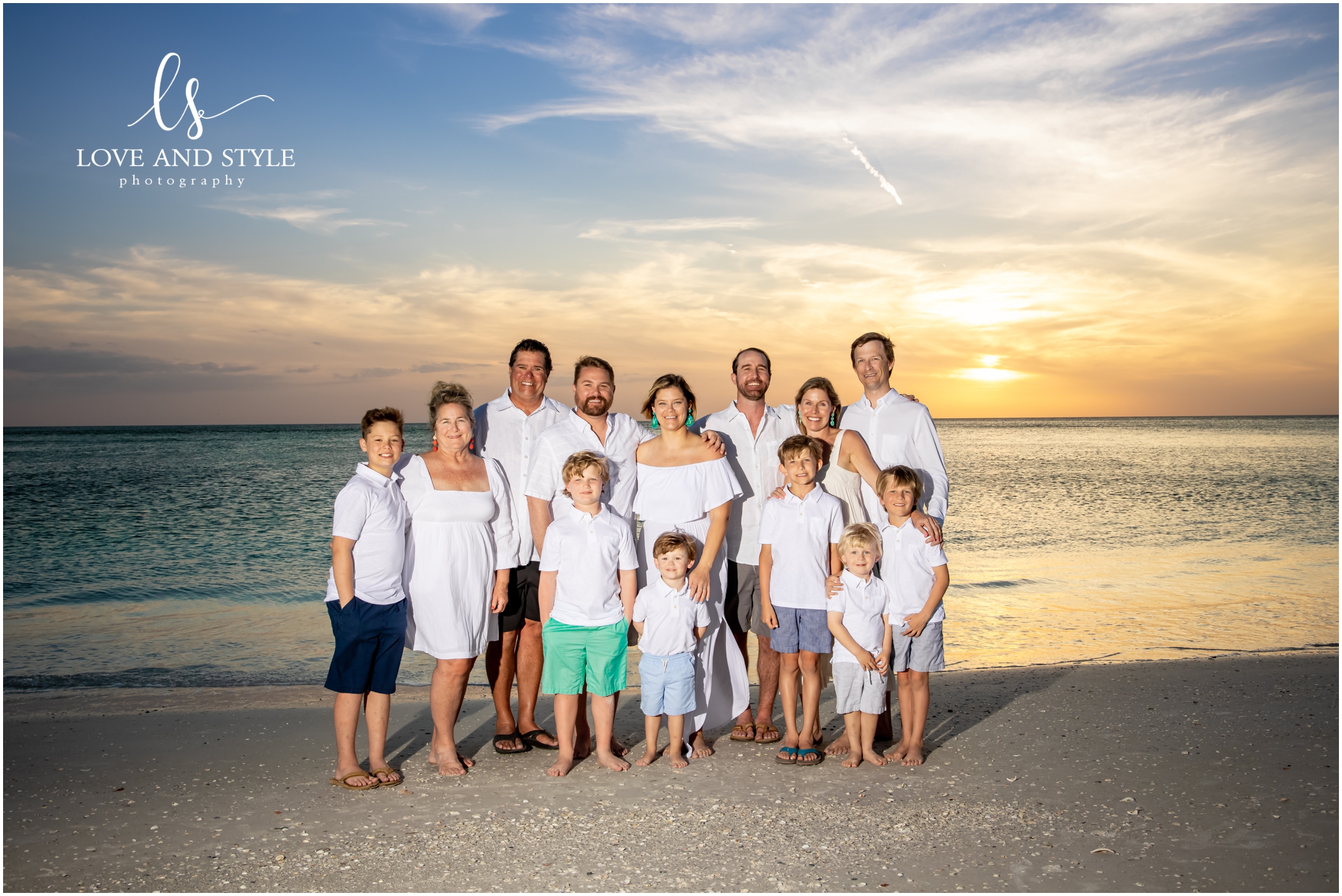 Family Photographer on Anna Maria Island at sunset