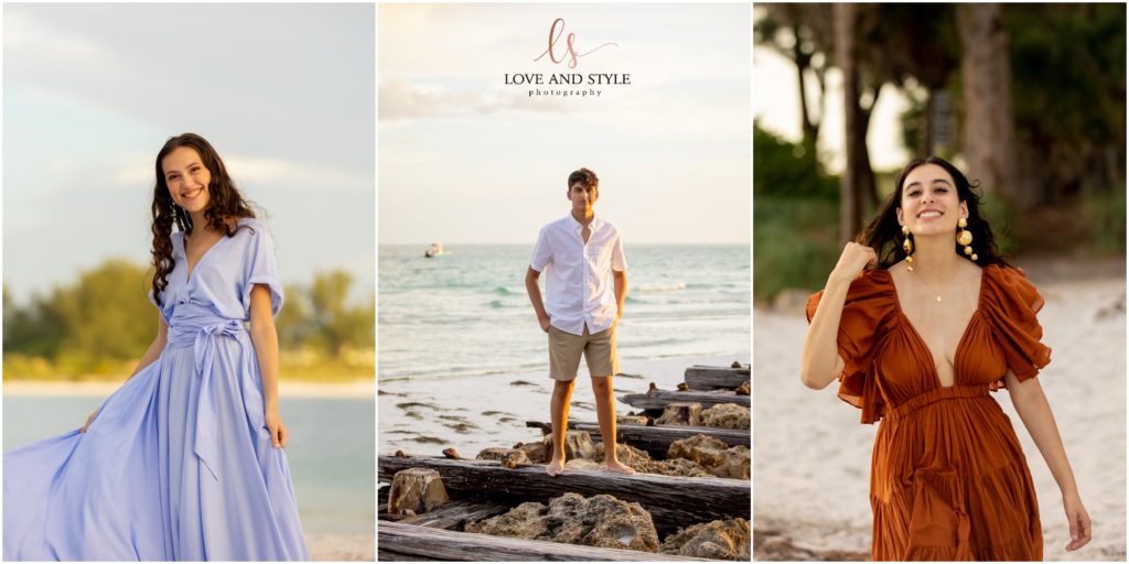 Individual shots of the kids during this Anna Maria Island Family Photos session