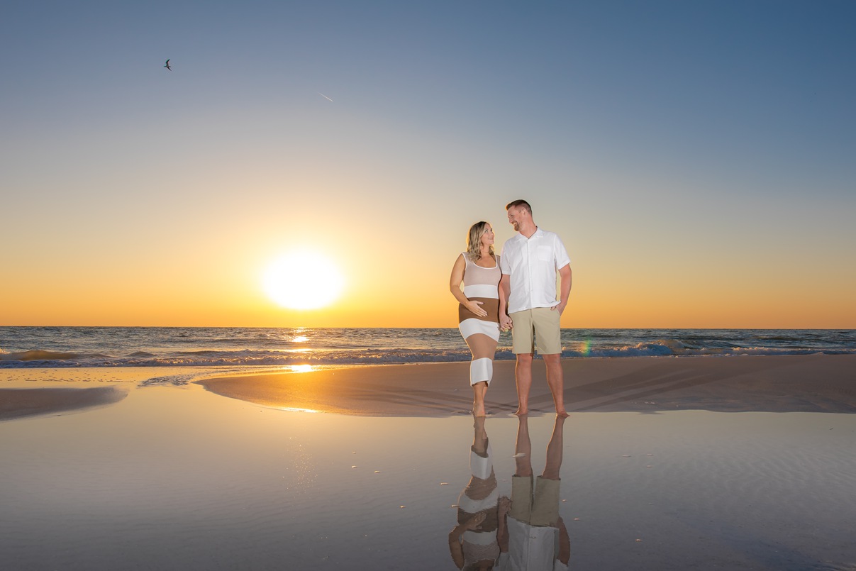 Anna Maria Island Maternity Photoshoot at Bean Point by Anna Maria Island Photographer, Love and Style Photography