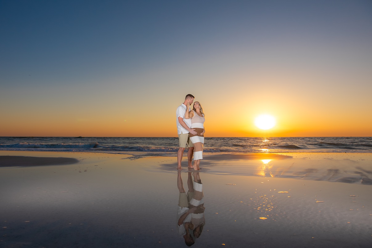 Anna Maria Island Maternity Photoshoot at Bean Point by Anna Maria Island Photographer, Love and Style Photography