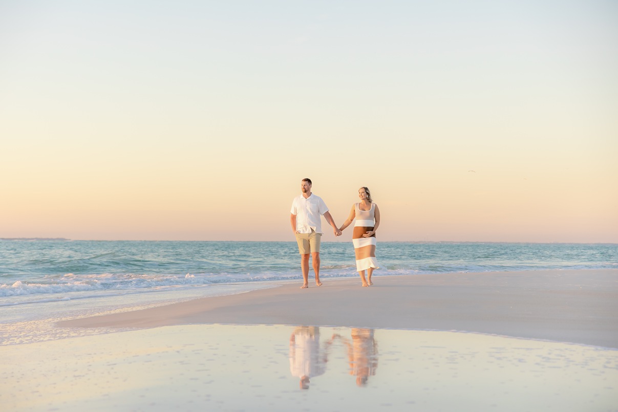 Anna Maria Island Maternity Photoshoot at Bean Point by Anna Maria Island Photographer, Love and Style Photography